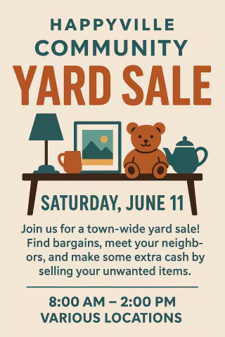 Yard sale